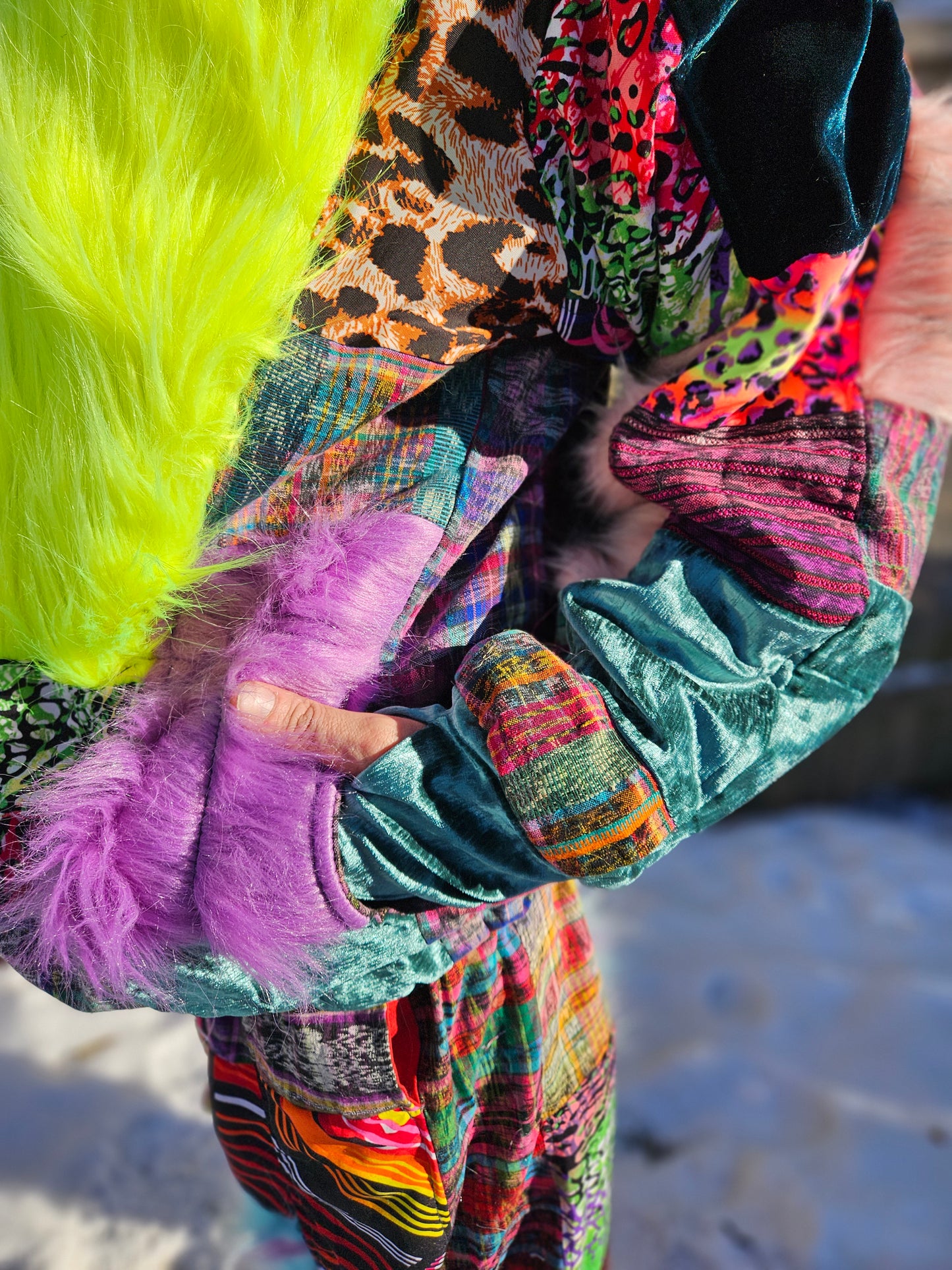 Patchwork Jacket - Love Explorer