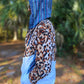 Hooded Jacket - Leopard / White Velvet
