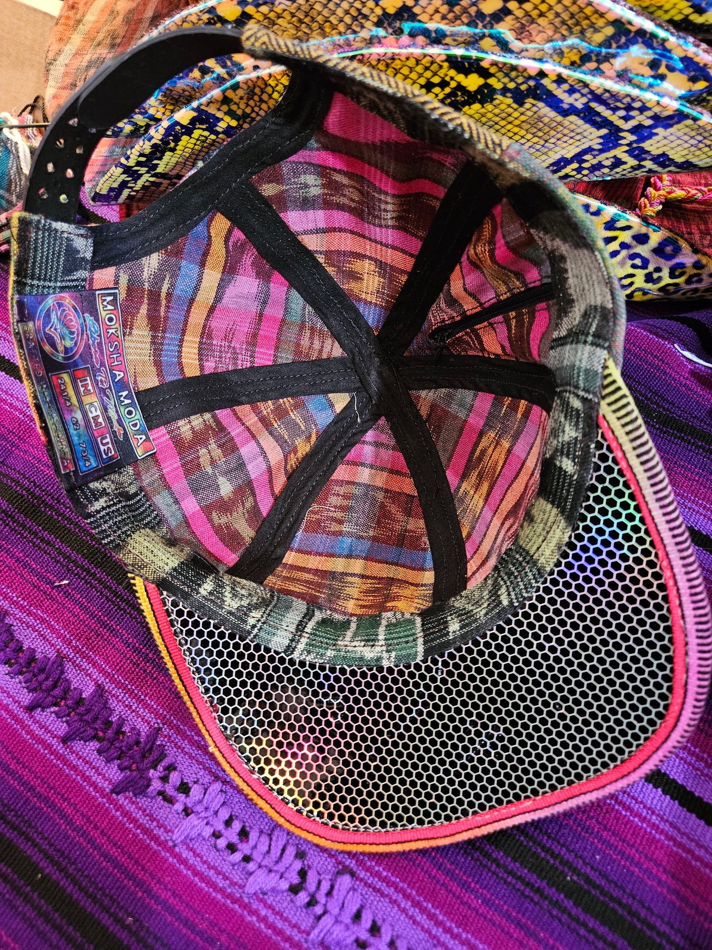 Six Panel Flat Brim Hat - Future Dancer