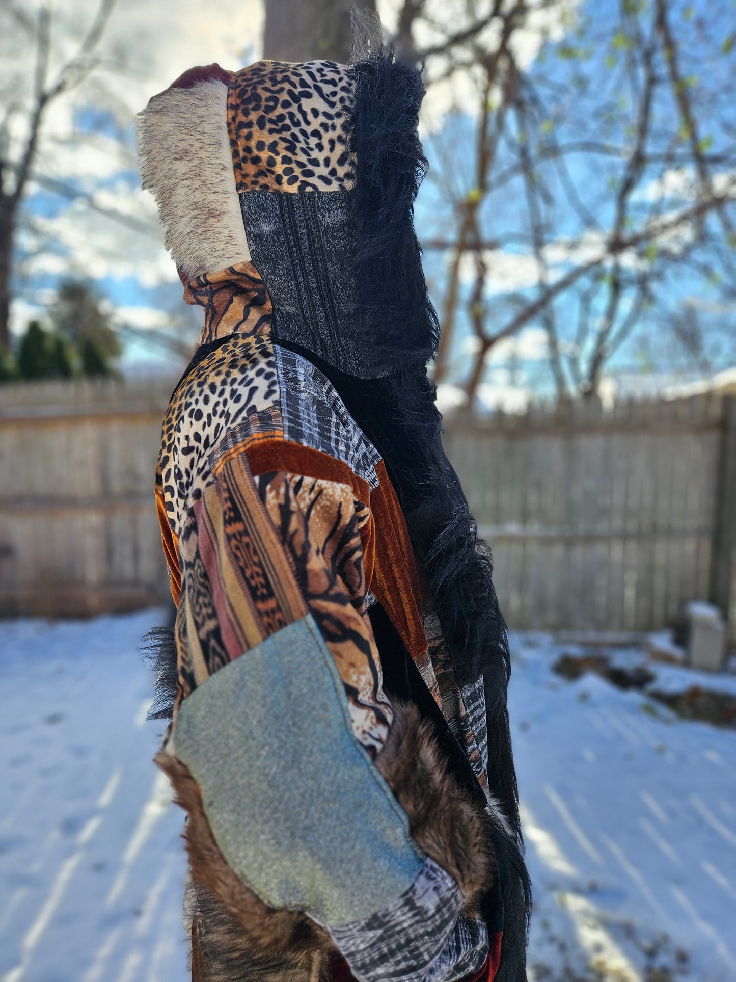 Patchwork Cloak - Artic Raver