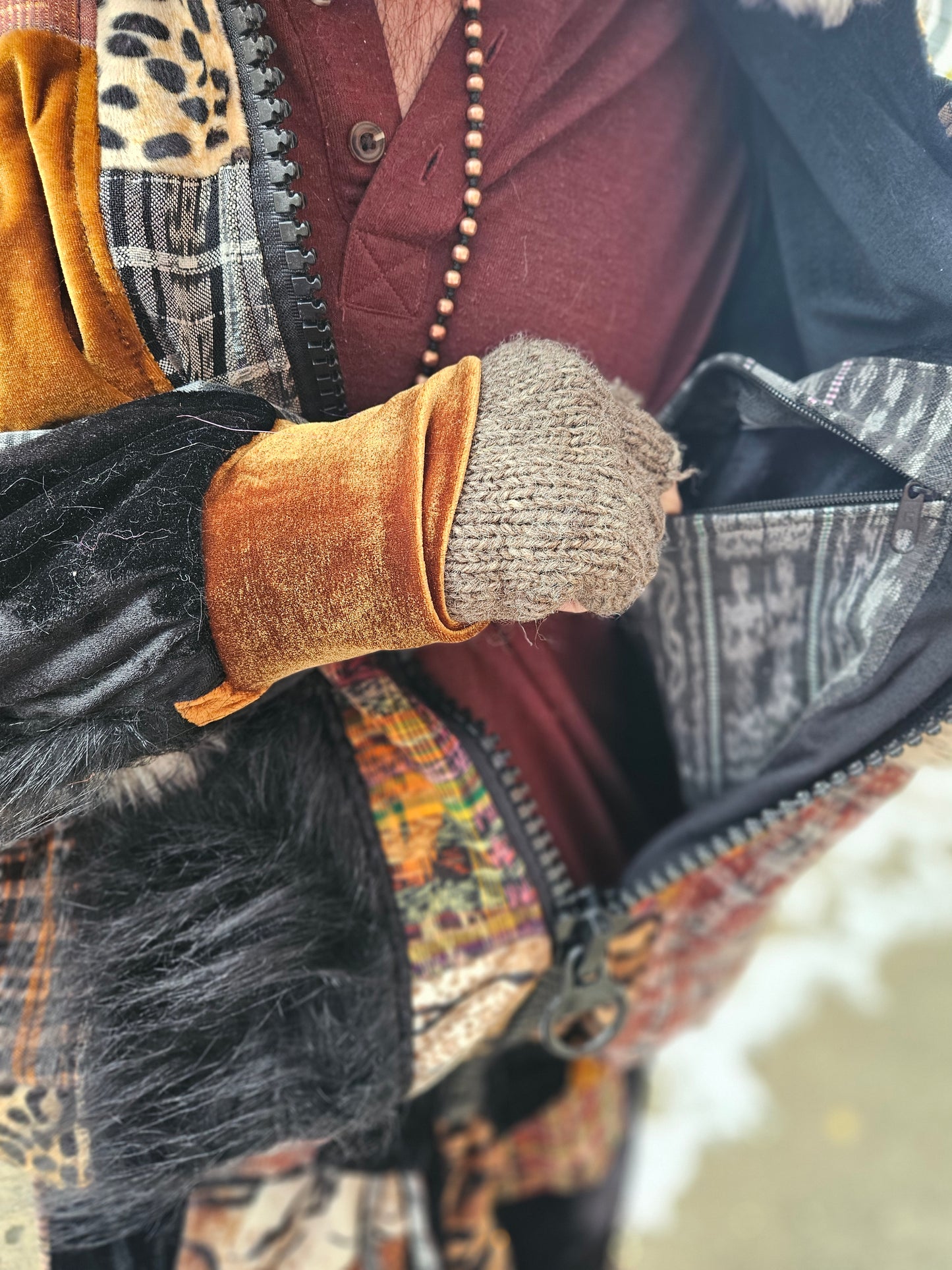 Patchwork Jacket - Vibe Wrangler