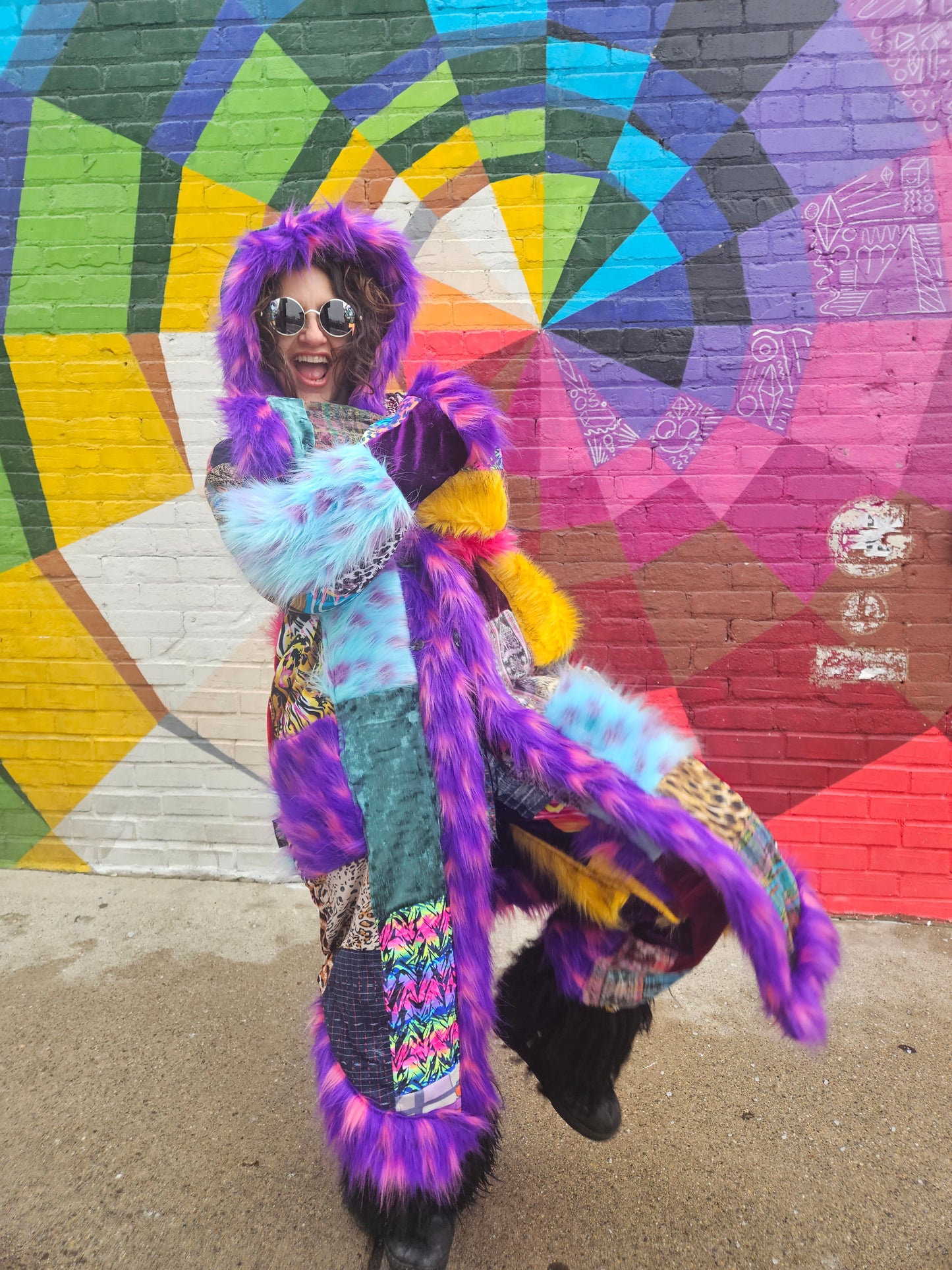 Patchwork Cloak - Funk Warrior