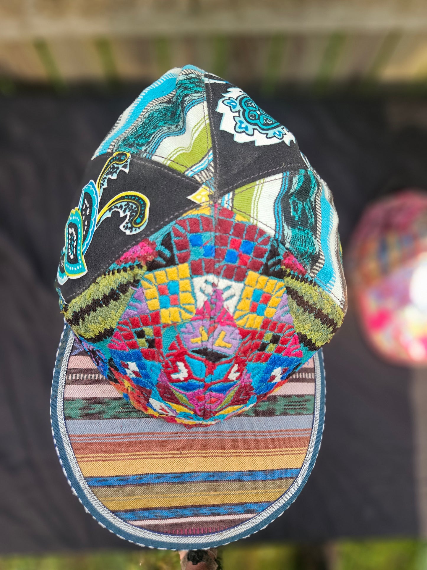 Six Panel Hat Flat Brim