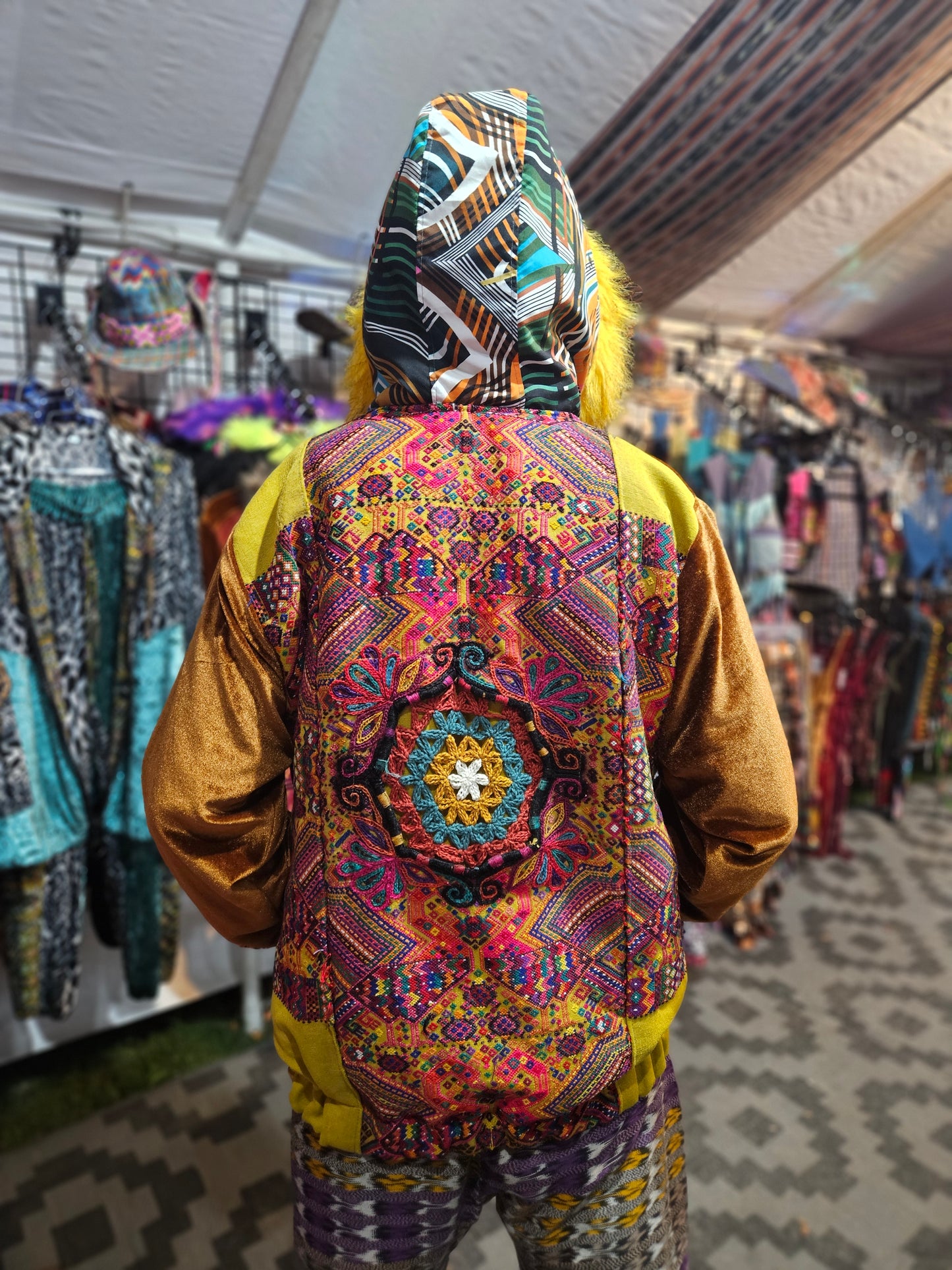 Flower of Life Jacket - Funky Soul Cowboy