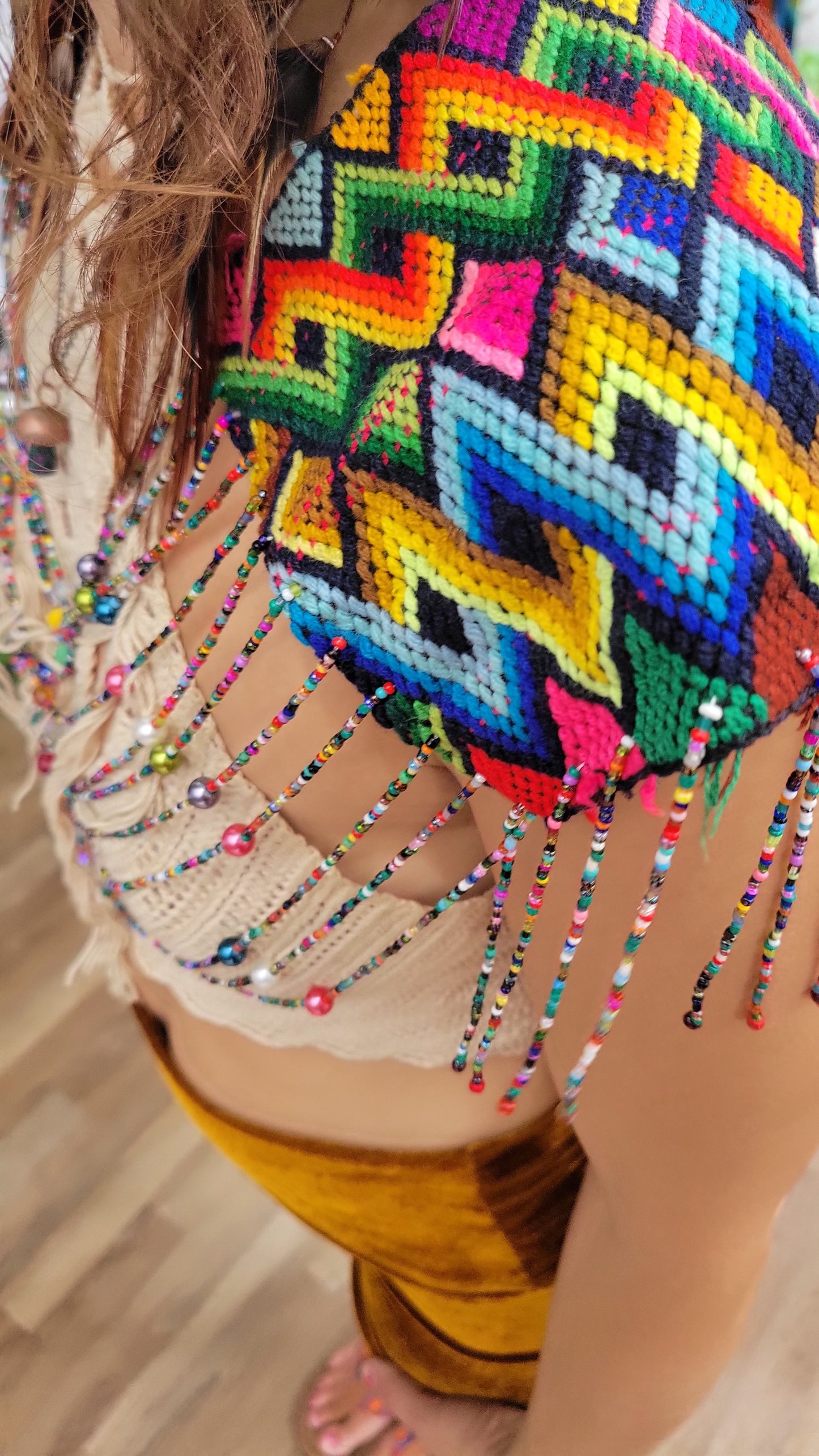 Beaded Goddess Top