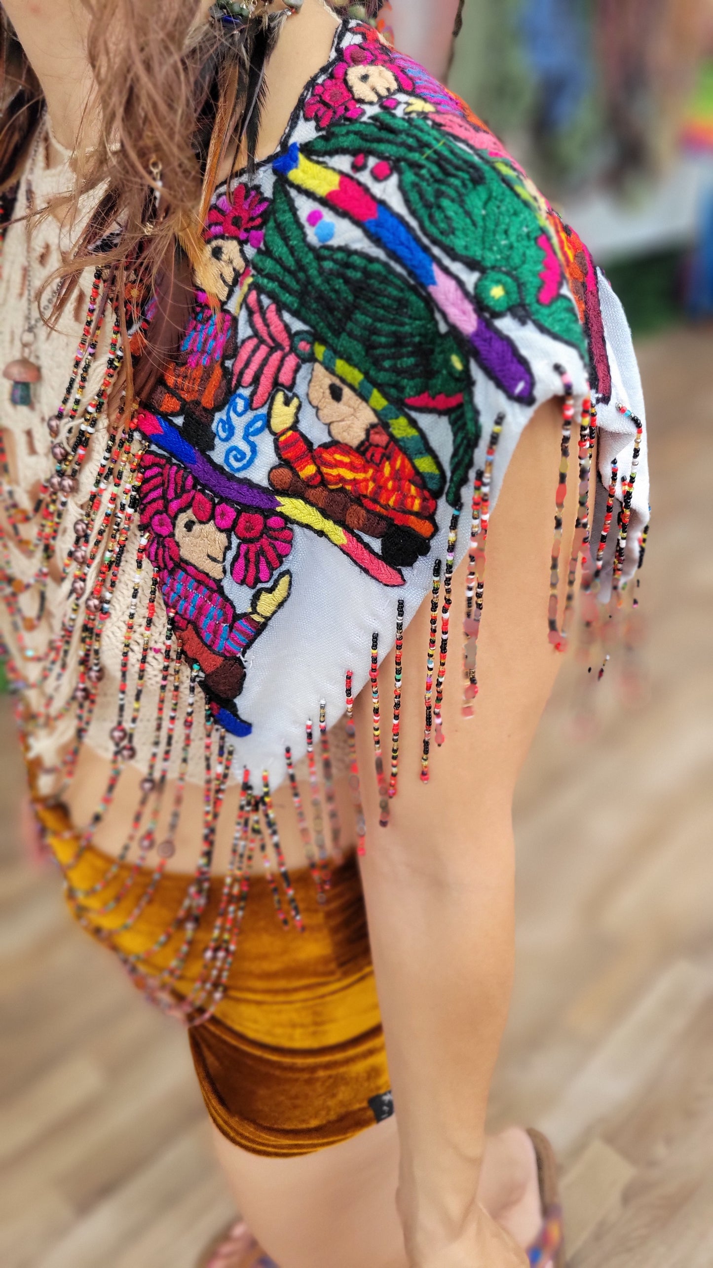 Beaded Goddess Top