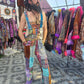 Patchwork Overalls