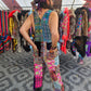 Patchwork Overalls