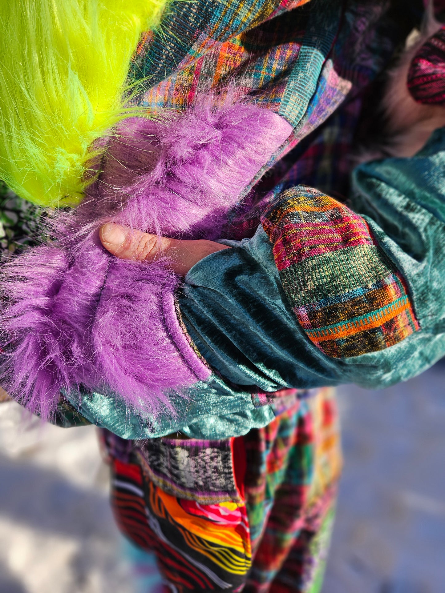 Patchwork Jacket - Love Explorer