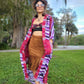 Kimono - Purple/Red