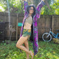 Cloak - Purple Zebra Print