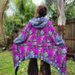 Cloak - Purple Zebra Print