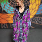 Cloak - Purple Zebra Print