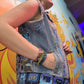 Denim Mayan Sleeveless Jacket