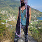 Lace Cloak - Purple and Black