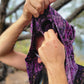 Lace Cloak - Purple and Black