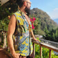 Sleeveless Shirt - Paisley/Green