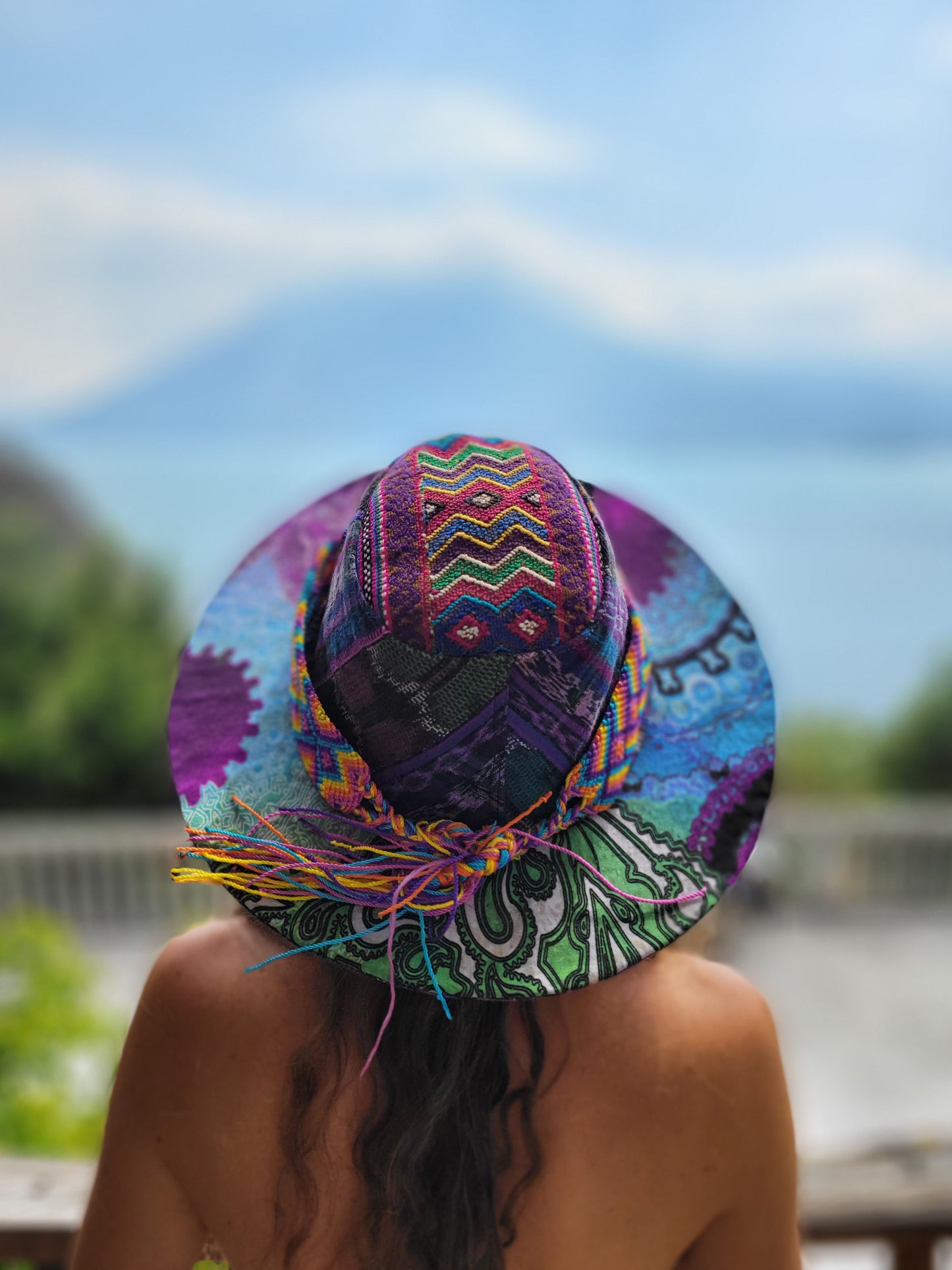 Flat Brim Sombrero - Purple Samsara