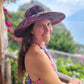 Flat Brim Sombrero - Purple Moksha